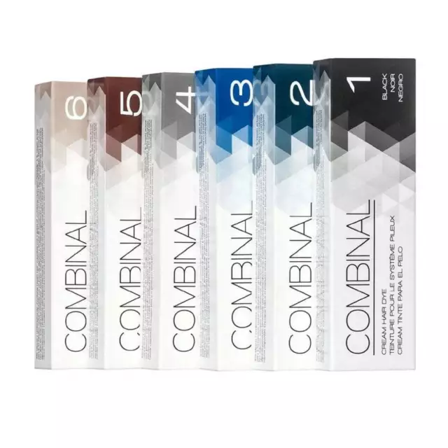 Combinal Eyelash & Eyebrow tint 6 Colour, 15ml  inc. Black, Blue, Brown, Grey