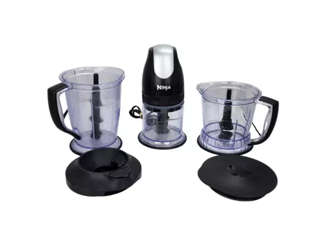 Ninja QB1004 Blender Food Processor 450-Watt Base, 48oz Pitcher, 16oz Chop MORE