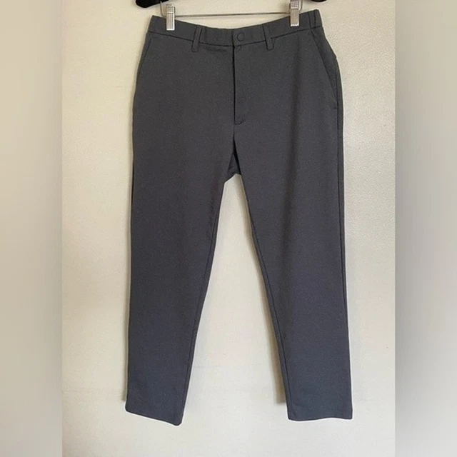 Uniqlo Gray Straight Leg Business Casual Work Dress Up Pant Men’s Size Small