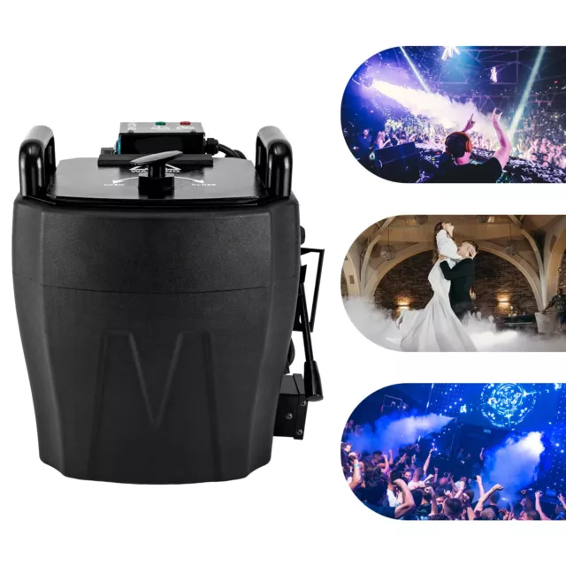 3500W Nebelmaschine Dry Ice Bodennebelmaschine DJ Party Trockeneis Fog Machine