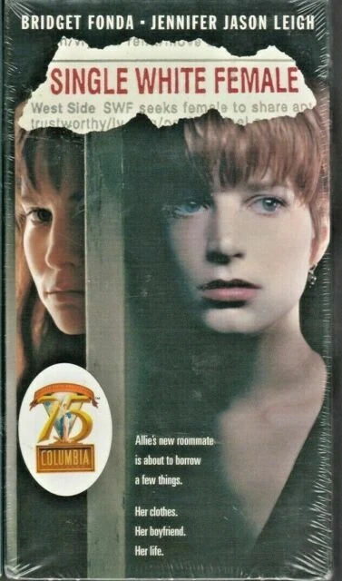 SINGLE WHITE FEMALE VHS 1993 Closed Captioned Bridget Fonda 
