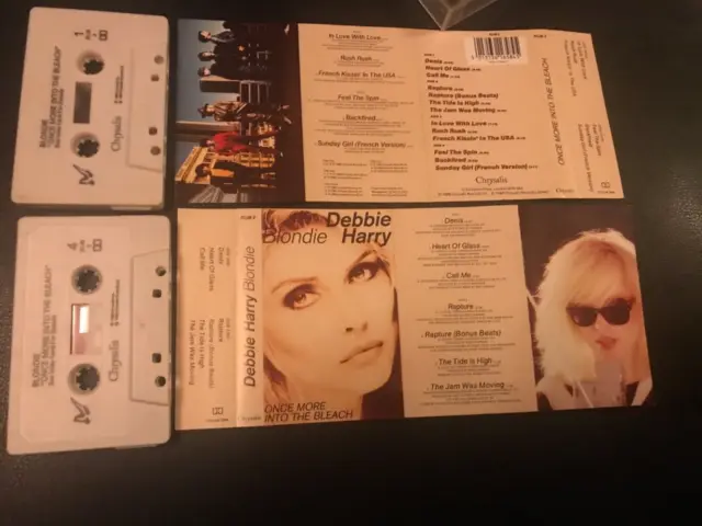 Blondie/Debbie harry - Once More Into The Bleach - 2 x Cassette Tape Album