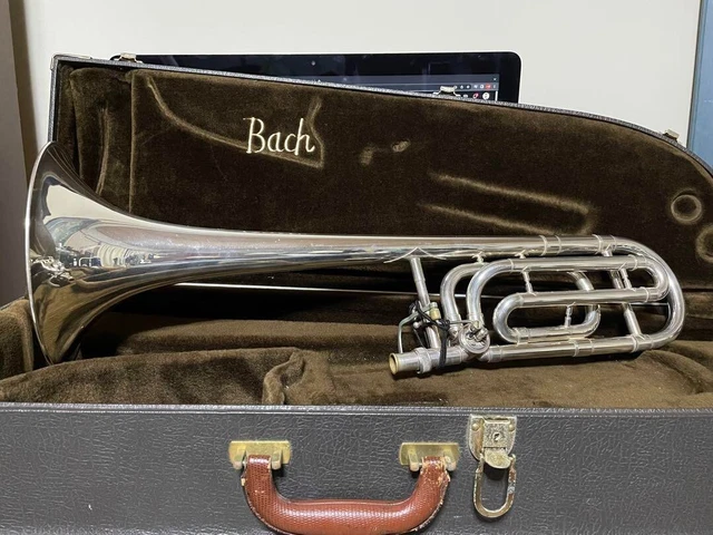 Bach 36 Tenor Bass Trombone silver plated Bach 36 Tenor Bass Trombone silver plated