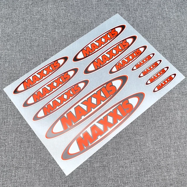 2 MAXXIS Autocollant Véritable Decal Autocollant STICKERS IMPERMÉABLE - Foto 8