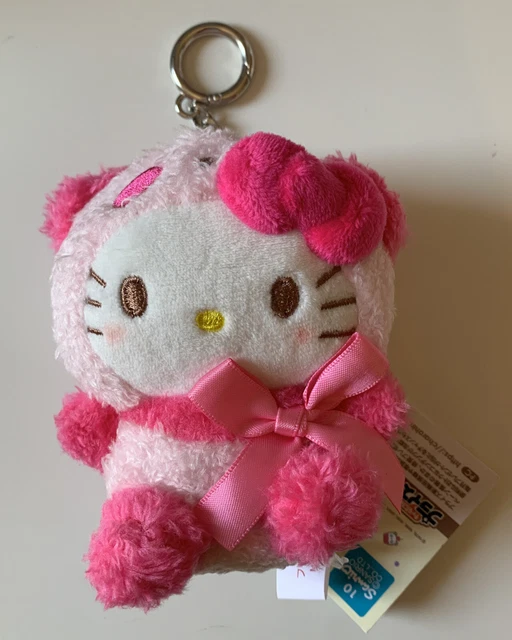 Sanrio Hello Kitty Kawaii Panda Costume Plush Keychain Backpack Charm Cute Gift