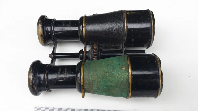 ANCIENNE PAIRE DE jumelles Militaire ARAGO - CHEVALIER Opticien PARIS