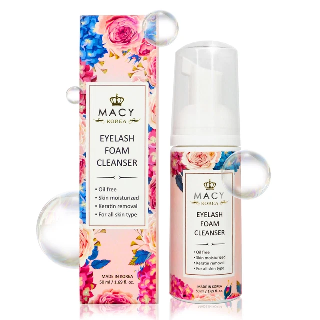 Wimpern-Reiniger Set – Mit Shampoo, Bürste & Mascara-Stab, Paraben- & Sulfatfrei, Für Wimpernverlängerungen