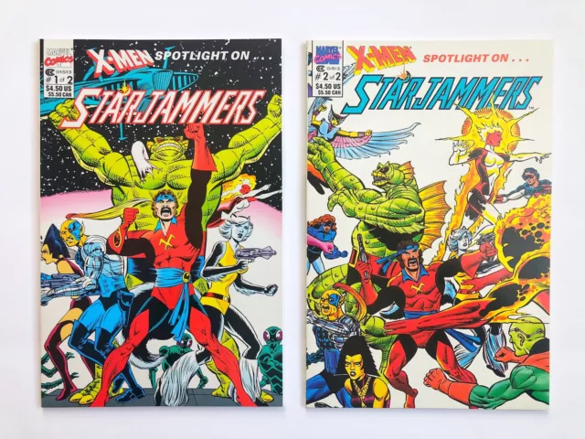 X-Men Spotlight On...Starjammers #1 & #2 Set (1990)