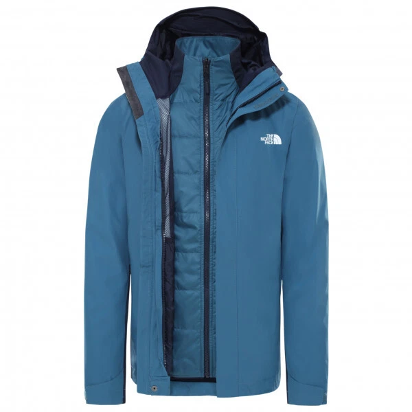 Giacca Impermeabile The North Face Uomo Merak Triclimate 3 in 1 Blu - Media