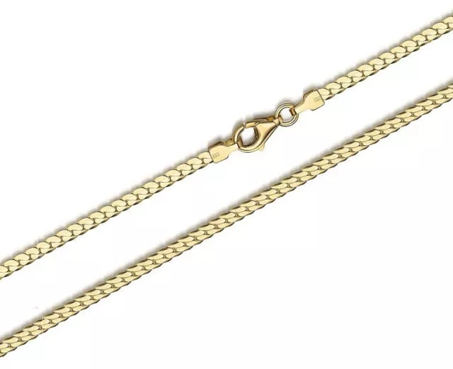 Echt Goldkette 333 verschiedene Muster Längen Breiten Kette Halskette