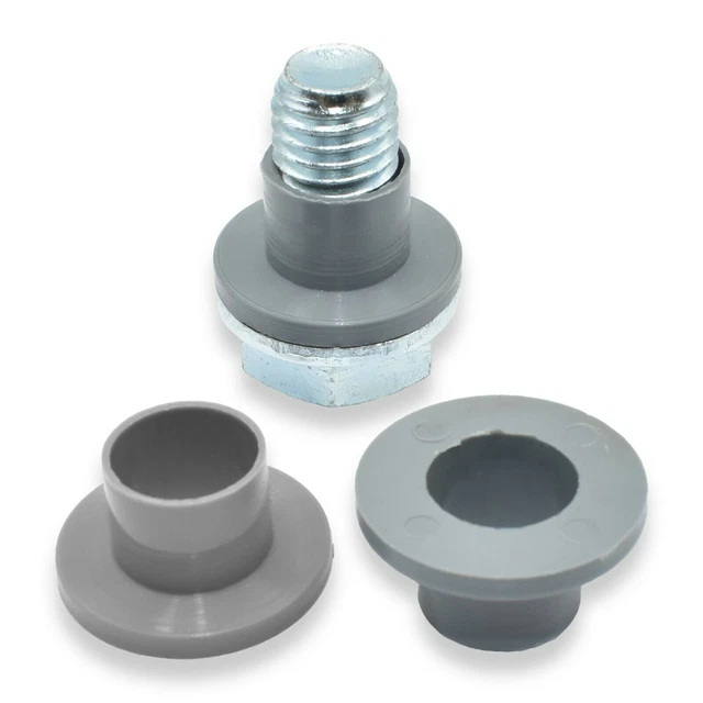 M6 M8 M10 M12 M16 Grey Nylon Shoulder Insulating Washer For Bolts