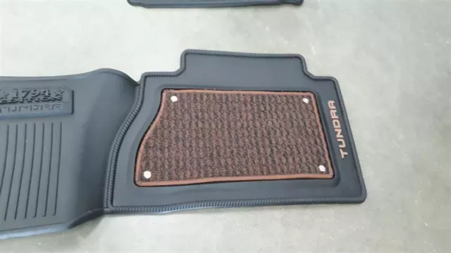 2020 Toyota Tundra Crew Cab 1794 Edition Front And Rear Floor Mat Set 3