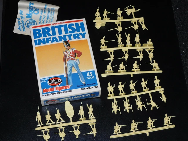 Le Highland Infantry à Waterloo En Figurines Boite Vintage Par Airfix Au 1 72e 10606