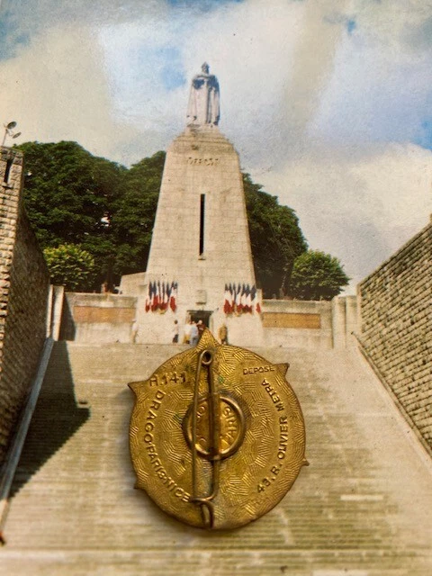 Insigne Militaire Indochine 'BINH THUAN 4° RTT' - Tirailleurs Tunisiens, époque 1947-50