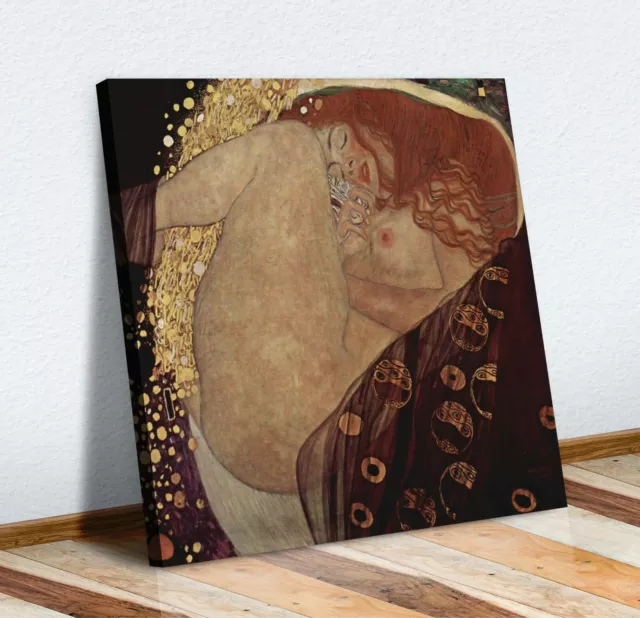 Gustav Klimt Danae CANVAS WALL ART PICTURE PRINT PAINTING Woman - xl options