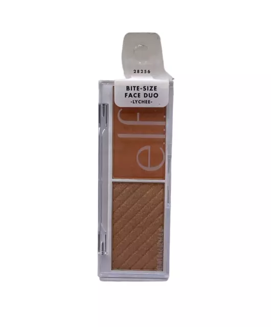 e.l.f Bite Size Highlighter & Blush Duo Palette, 28256 Lychee
