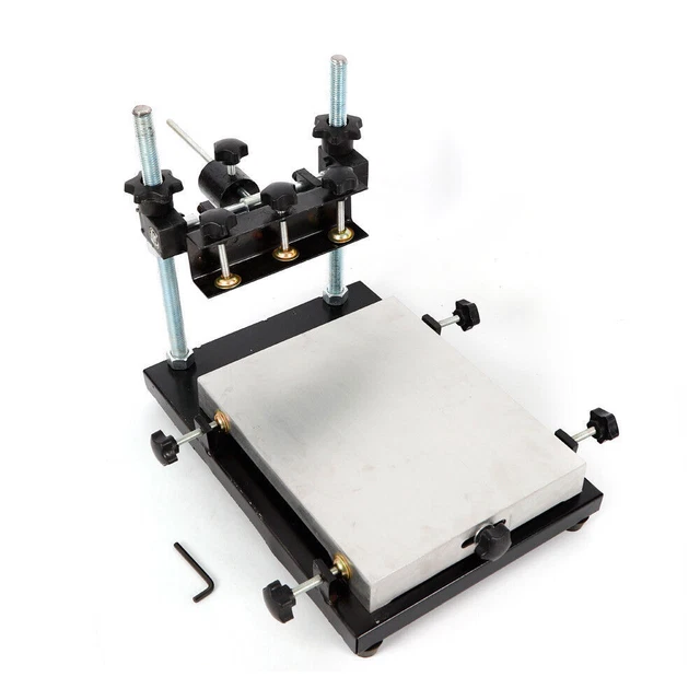 Manual Solder Paste Printer PCB SMT Stencil Printing Platform Machine US