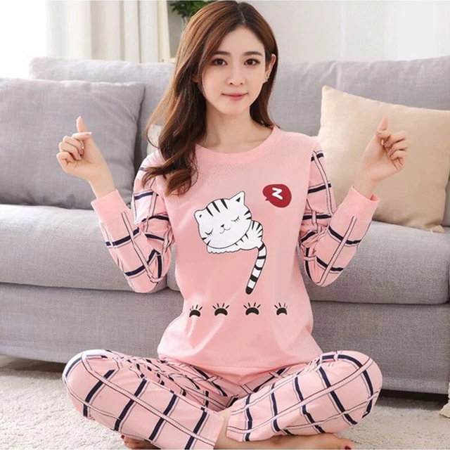 Ladies Womens Pyjamas pj Set Nightwear Lounge Wear pajamas pyjama Top + Trousers