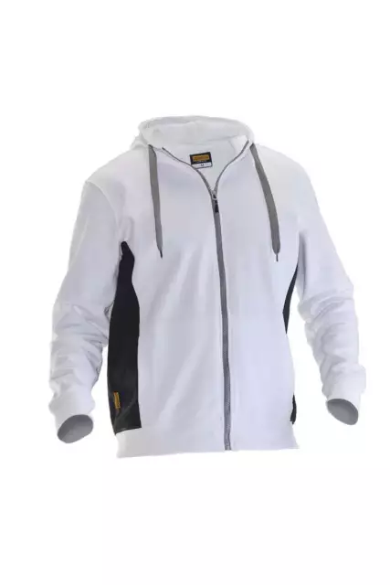 Sudadera con Capucha Hombre Blanco Negro Talla M Jobman