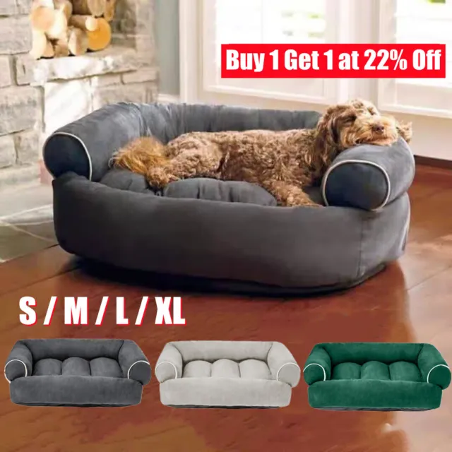Pet Cat Dog Bed Cat Beds Soft Washable Puppy Cushion Warm Pet Basket S M L XL