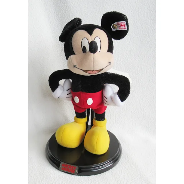 Steiff "Mickey Mouse" On Stand Limited Edition Box & Certificate Ean682506