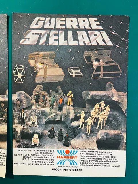 Vintage Star Wars Harbert Diorama Ala X  Originale Reclame Pubblicità Webung