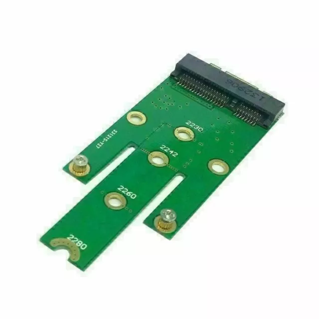 SA-067 M.2 NGFF PCI-E 2 LANE Golden Pin to 50mm Mini-PCIE mSATA 18+8 SSD Disk