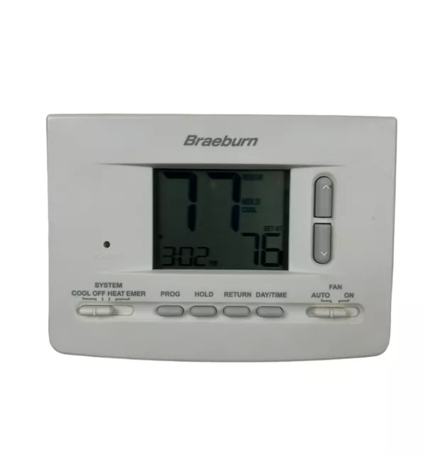 Braeburn Digital Programmable Thermostat Model 2220 USED