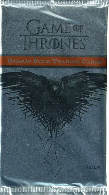 Game of Thrones Season 4 Factory Sealed Trading Card Pack