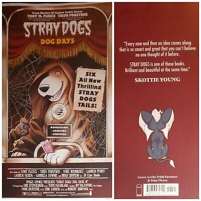 Image Comics Stray Dogs Dog Days 1 Creep Show Horror Movie Poster Cover Variant