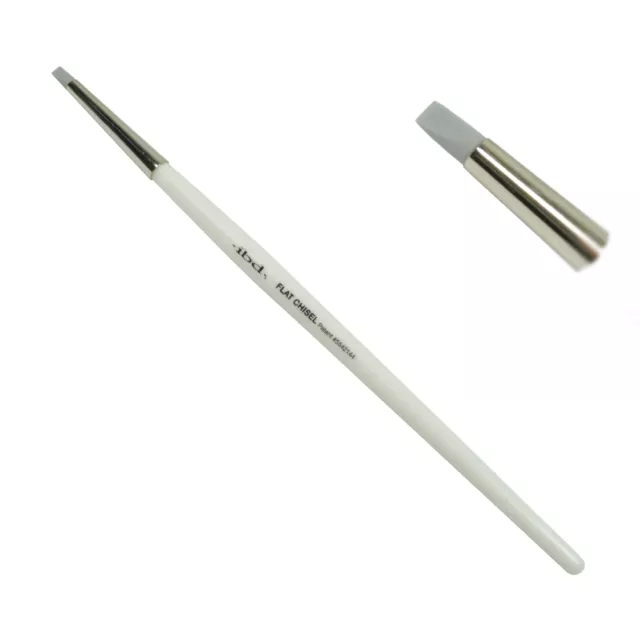 ibd Soft Touch Silicone Brushes 56846 - Flat Chisel