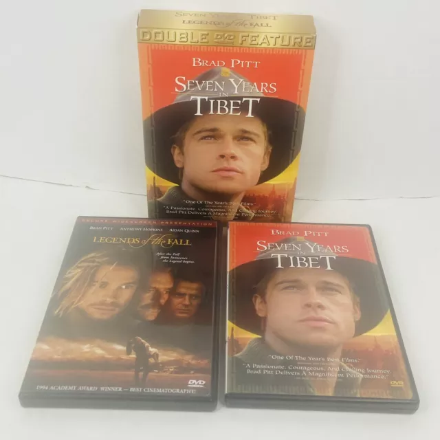 Seven Years in Tibet Legends of the Fall DVD Set Brad Pitt