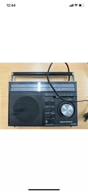 Vintage National Panasonic FM & Am Portable Radio Model RF569 Rf-569 2way Band