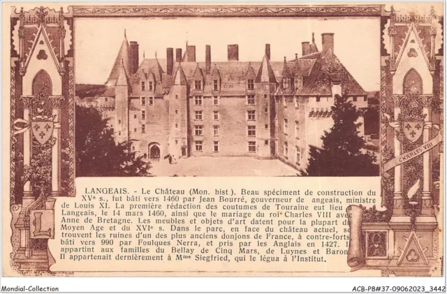 ACBP8-37-0680 -  LANGEAIS - le château