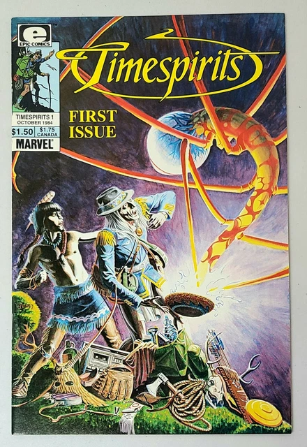 Epic Comics  Marvel TIMESPIRITS FIRST ISSUE (Oct 1984) Boarded & Bagged