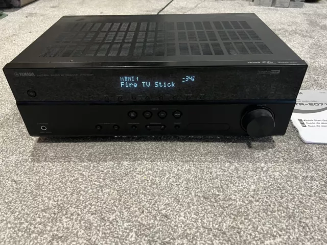 Yamaha HTR-2071 5.1-Channel AV Receiver with remote and manual