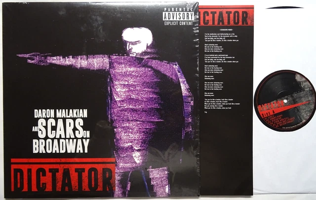 DARON MALAKIAN AND Scars On Broadway Dictator LP Vinyl STILL SEALED OVP