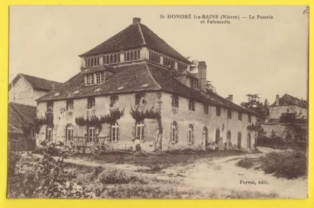 cpa FRANCE Bourgogne St HONORÉ les BAINS (Nièvre) La POTERIE et FAÏENCERIE