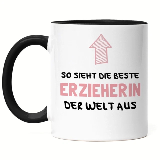 JUNIWORDS Tasse 'Beste Praxisanleiterin Der Welt' – Spülmaschinenfest, Made In Germany, 330 Ml