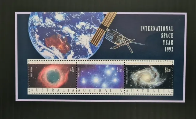 Australia - 1992 International Space Year Miniature Sheet Mnh *Free Postage*