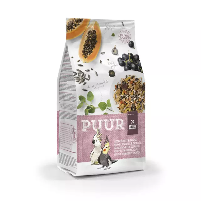 Witte Molen PUUR Großsittich & Kakadu 750 g Futter für Nymphensittiche & Kakadus