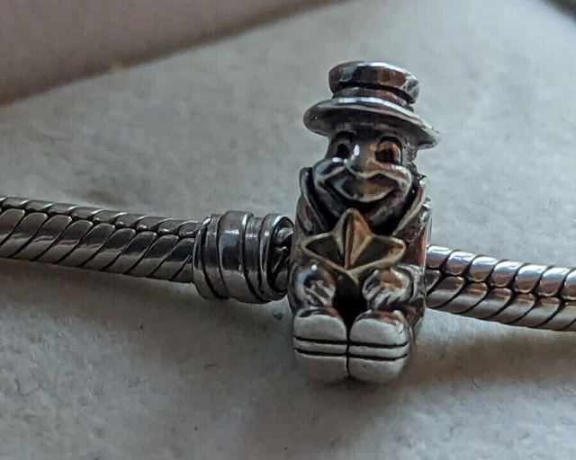 Chamilia Disney Jiminy Cricket Charm Sterling Silver & 14ct Gold Code 2010-2970