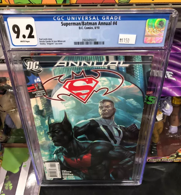 Superman / Batman Annual #4 DC Comic Book CGC 9.2 Artgerm