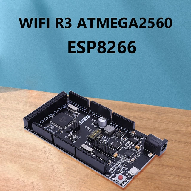 MEGA R3 ATMEGA2560+WIFI ESP8266 USB-TTL CH340 7-15V for WeMos MEGA 2560 ...