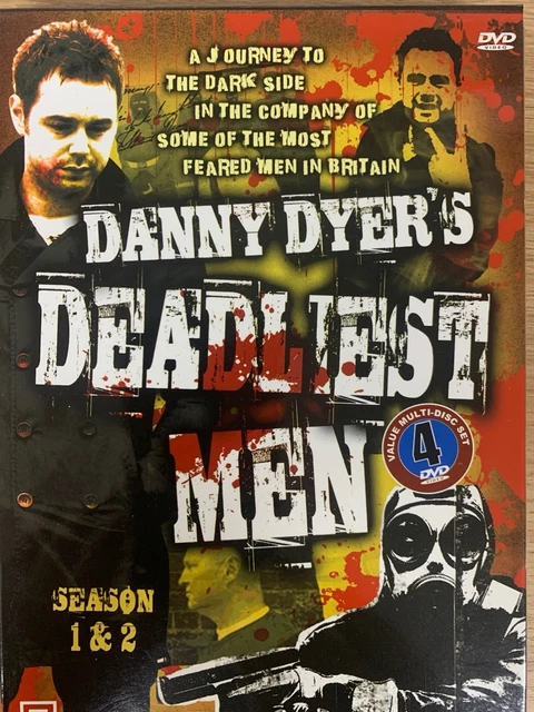 DANNY DYER’S DEADLIEST MEN Season 1 & 2 4 x DVD Set AS NEW! Series One ...
