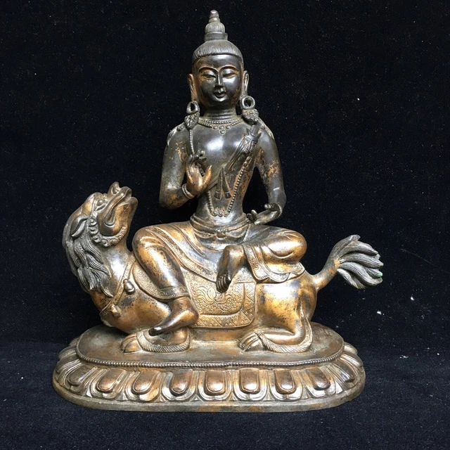 Chinese Exquisite Handmade Buddha Bronze Statue