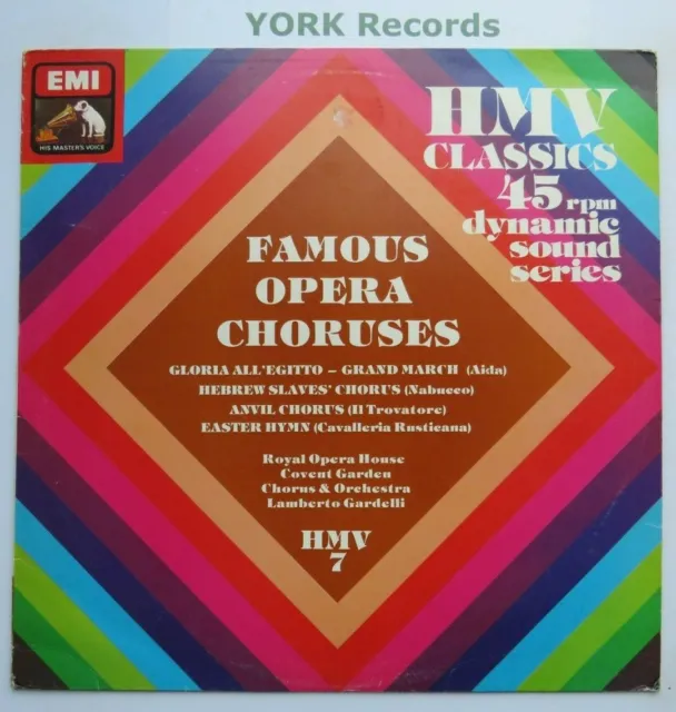 HMV 7 - FAMOUS OPERA CHORUSES - Various - ROYAL OPERA HOUSE - Ex Con LP Record