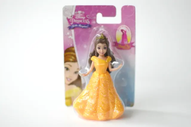 Disney Beauty Beast Belle MagiClip Doll Glitter Dress Princess