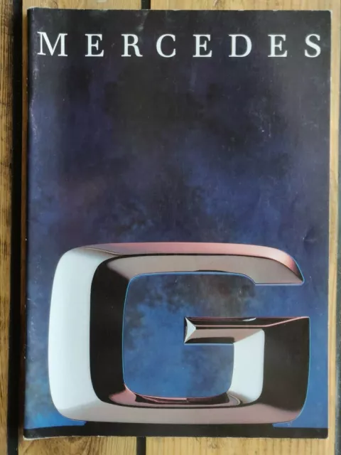 Brochure publicitaire, Publicité, MERCEDES Class G Hollandaise (1990)