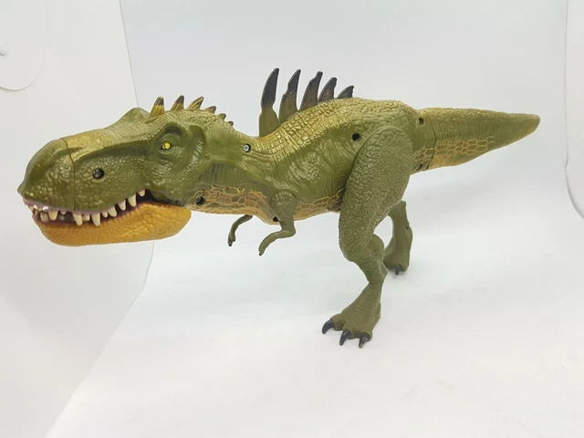 Jurassic World 2015 Hasbro Tyrannosaurus Hybrid Figure Bites Electronic T Rex